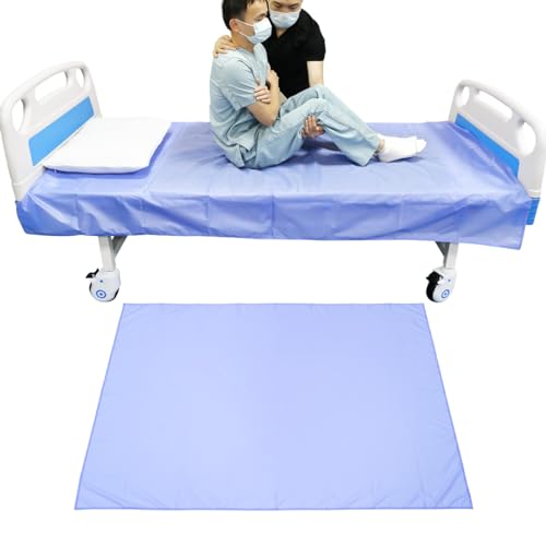 55x79 Flat Transfer Slide Sheet for Moving PatientsDraw Slide Sheet and Sliding Board for Elderly Transfers in CarsWheelchairsBedPurplePack of 1