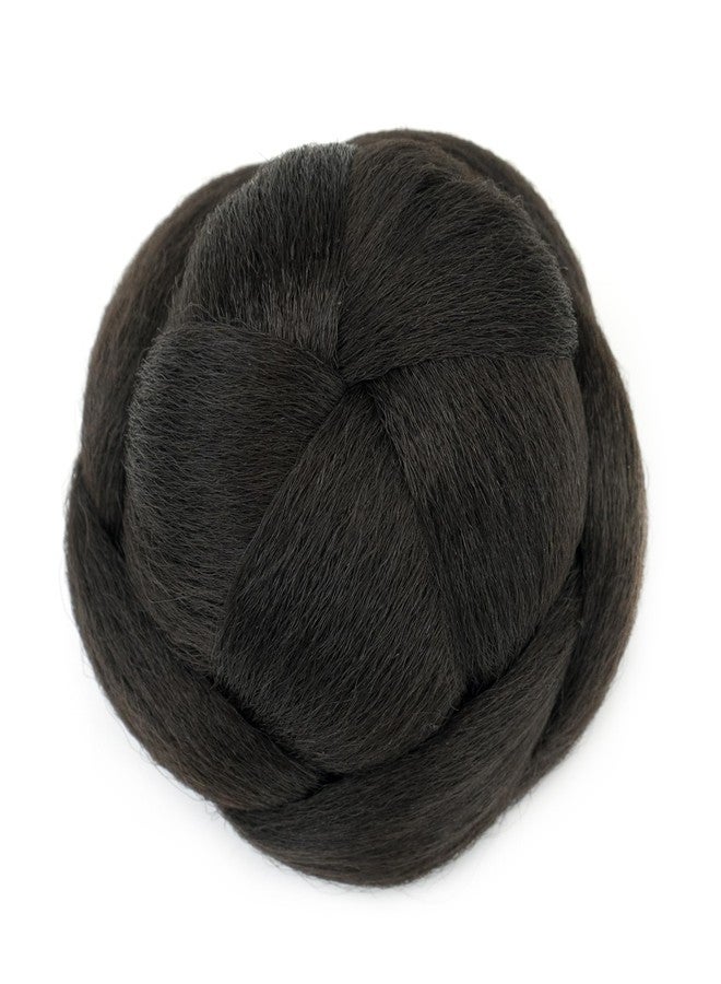 IMISSU Braided Chignon Bun Maker Scrunchie Hairpiece for Updo Secure Hold Styling Claw Hair Donut Wig (Brown) - Image 5