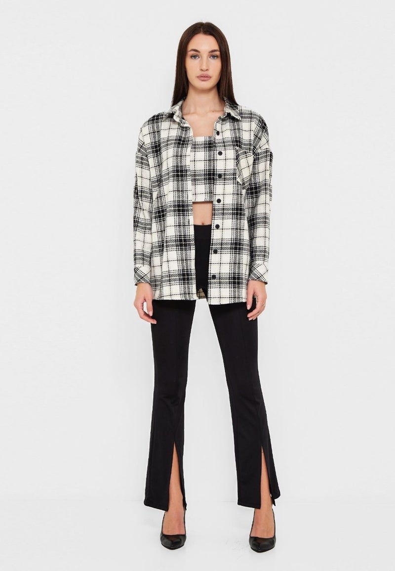 Modatalika Women's Bustier Suit Shirt - Image 2