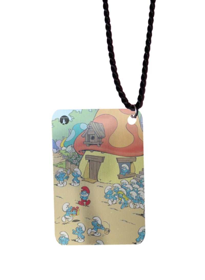 RKN معلق مرآة السيارة بطبعة سمورفز - Image 1