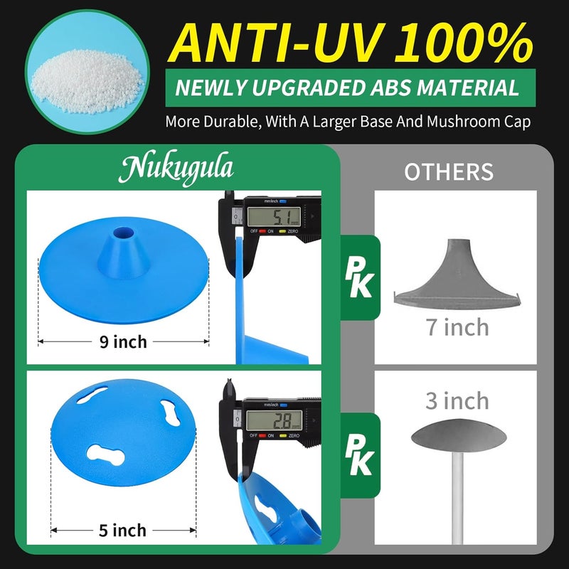 Nukugula Windproof Boat Cover Support Pole System - 2 Pcs with 8 Adjustable Heights (18"-57") and Storage Bag - Image 4