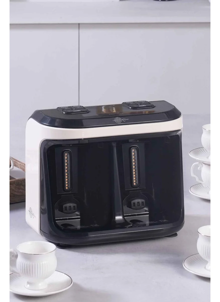 كاراجا Hatır Hüp Duet Aroma Turkish Coffee Machine Cream 10 Cup Capacity
