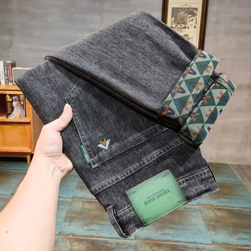 Unisex Classic Denim Jeans Loose Fit Daily Outdoor Wear - Image 2
