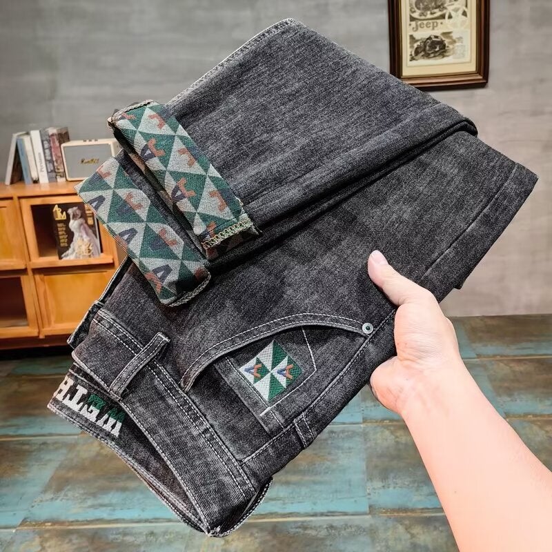 Unisex Classic Denim Jeans Loose Fit Daily Outdoor Wear - Image 3