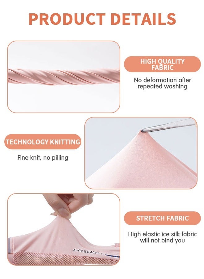 GROIC Women Sunblock Gloves Non Slip UV Sunscreen Protection Touchscreen Driving for Women, Summer Gloves, Outdoor Equipment - Image 5