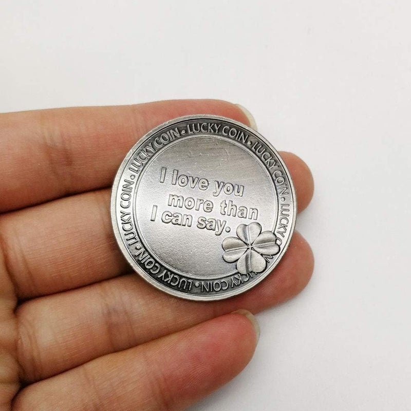 HARPIMER Lucky Love Coin I Love You Commemorative Coin, Commemorative Coin Lucky Love Words Romance Couple Collection Art Gifts Souvenir - Image 3