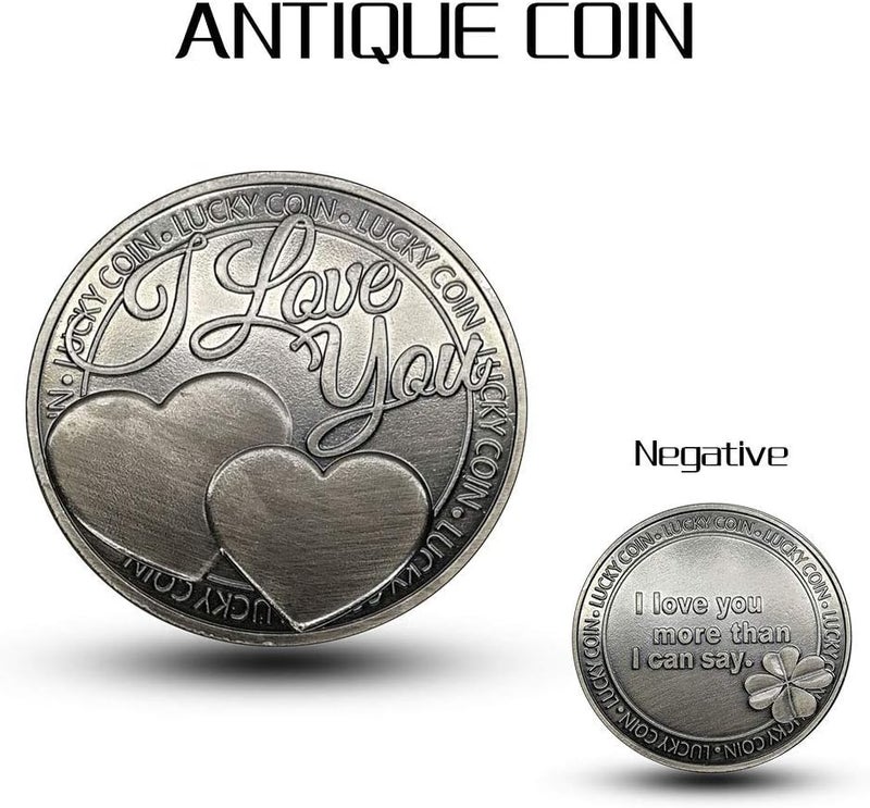 HARPIMER Lucky Love Coin I Love You Commemorative Coin, Commemorative Coin Lucky Love Words Romance Couple Collection Art Gifts Souvenir - Image 5