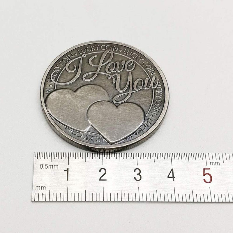 HARPIMER Lucky Love Coin I Love You Commemorative Coin, Commemorative Coin Lucky Love Words Romance Couple Collection Art Gifts Souvenir - Image 2