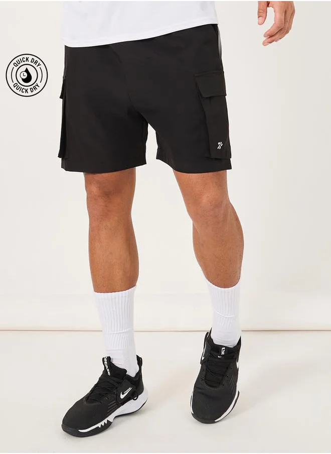 ستايلي Regular Fit Woven 7inch Cargo Athleisure Shorts