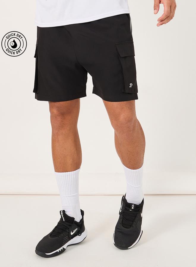 Styli Styli Regular Fit Woven 7inch Cargo Athleisure Shorts  - Image 1