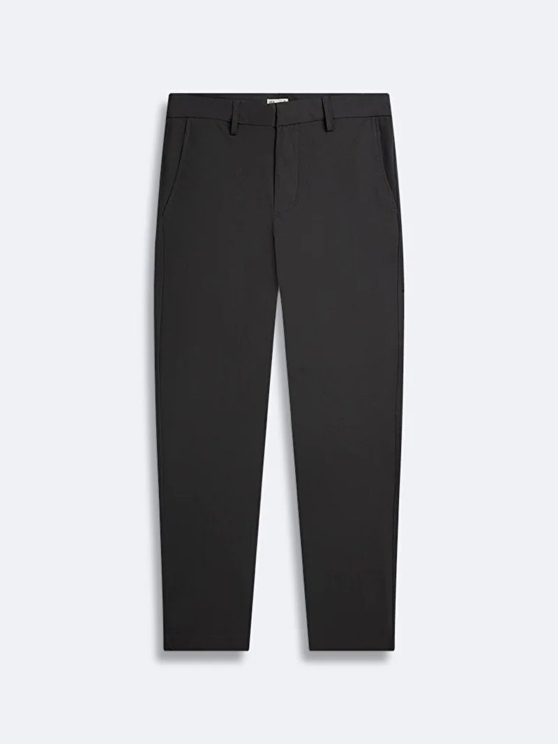 Men's Gabardine Regular Anthracite Trousers