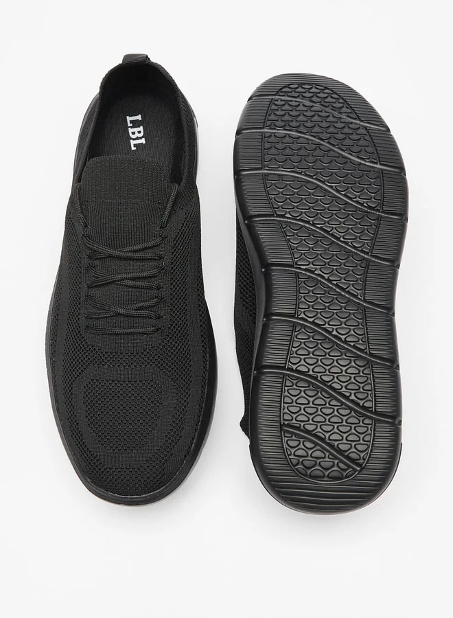 LBL by Shoexpress Men Textured Lace-Up Low Ankle Sports Shoes