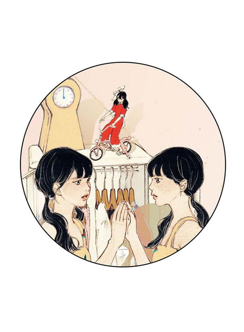 Girls Printed Mouse Pad Multicolour