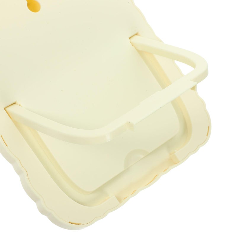Folding Cat Ear Makeup Mirror with Stand Portable Desktop Vanity Mirror Beige Compact for Travel and Home - Image 4