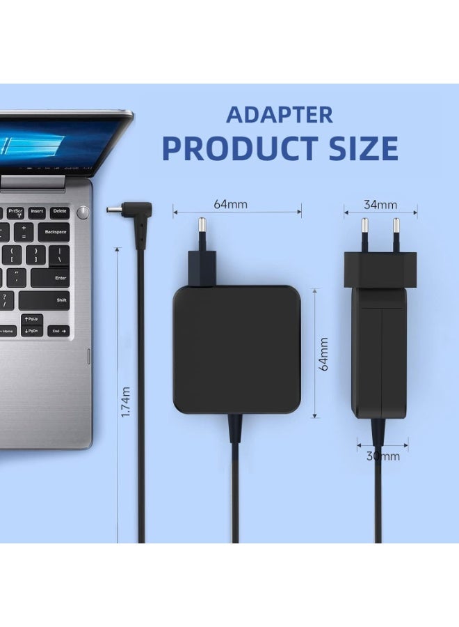 Terabyte شاحن طاقة لابتوب 65 واط لجهاز لينوفو إيدياباد 310 310S 320 320S 330 310-14IKB 310-15ISK 310S-14IKB 310S-15IKB 330S-14IKB 330S-15IKB 510 710 S110 45 11 0 فليكس 4 5 6 ADLX65CLGE2A ADLX65CCGE2A - Image 3