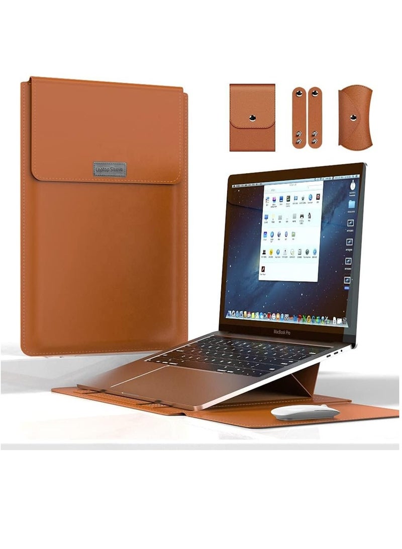 Bukela 13 inch Laptop Sleeve Case, Slim Laptop Carrying Case with Stand Function Compatible with 2018-2021 MacBook Air 13 M1/ 2016-2021 MacBook Pro 13 M1/ XPS 13 inch/ 13"-13.3" Surface Pro X 6 7 8 - Image 1