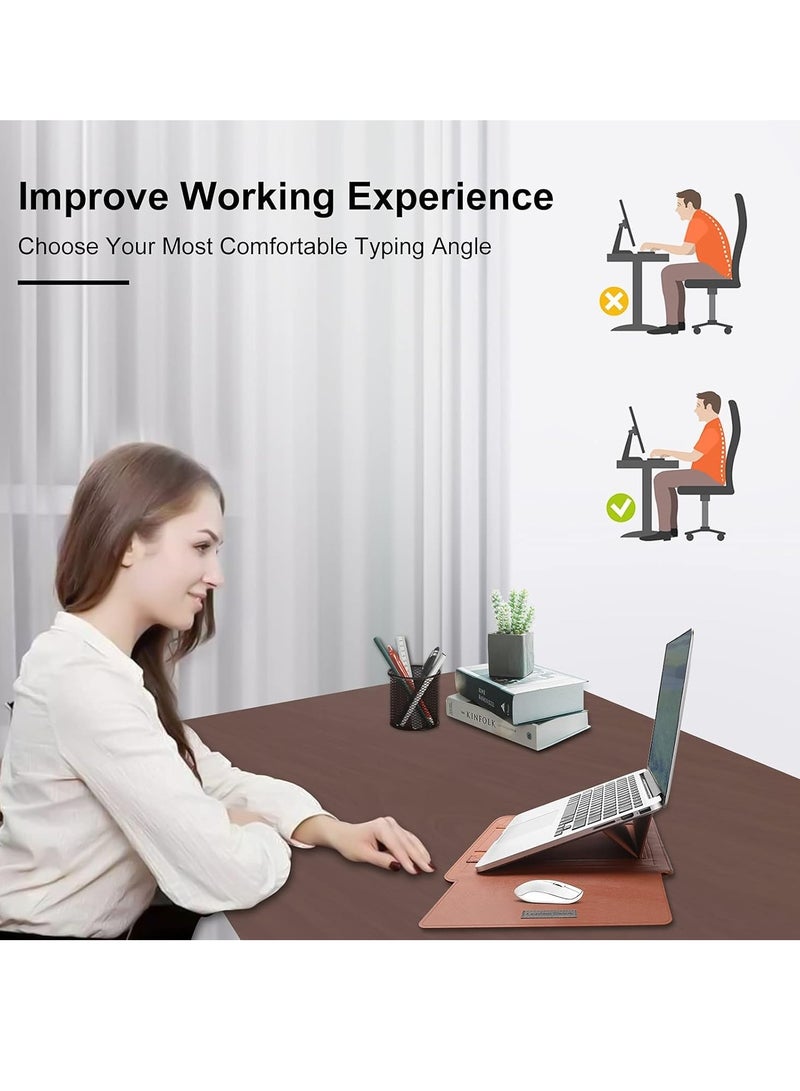 Bukela 13 inch Laptop Sleeve Case, Slim Laptop Carrying Case with Stand Function Compatible with 2018-2021 MacBook Air 13 M1/ 2016-2021 MacBook Pro 13 M1/ XPS 13 inch/ 13"-13.3" Surface Pro X 6 7 8 - Image 4