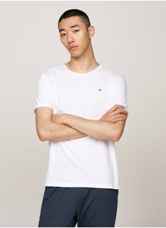 TOMMY HILFIGER Men's 3-Pack Signature Embroidery T-Shirts - Cotton, Multicolour  - Image 4