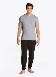 TOMMY HILFIGER Men's 3-Pack Signature Embroidery T-Shirts - Cotton, Multicolour  - Image 5