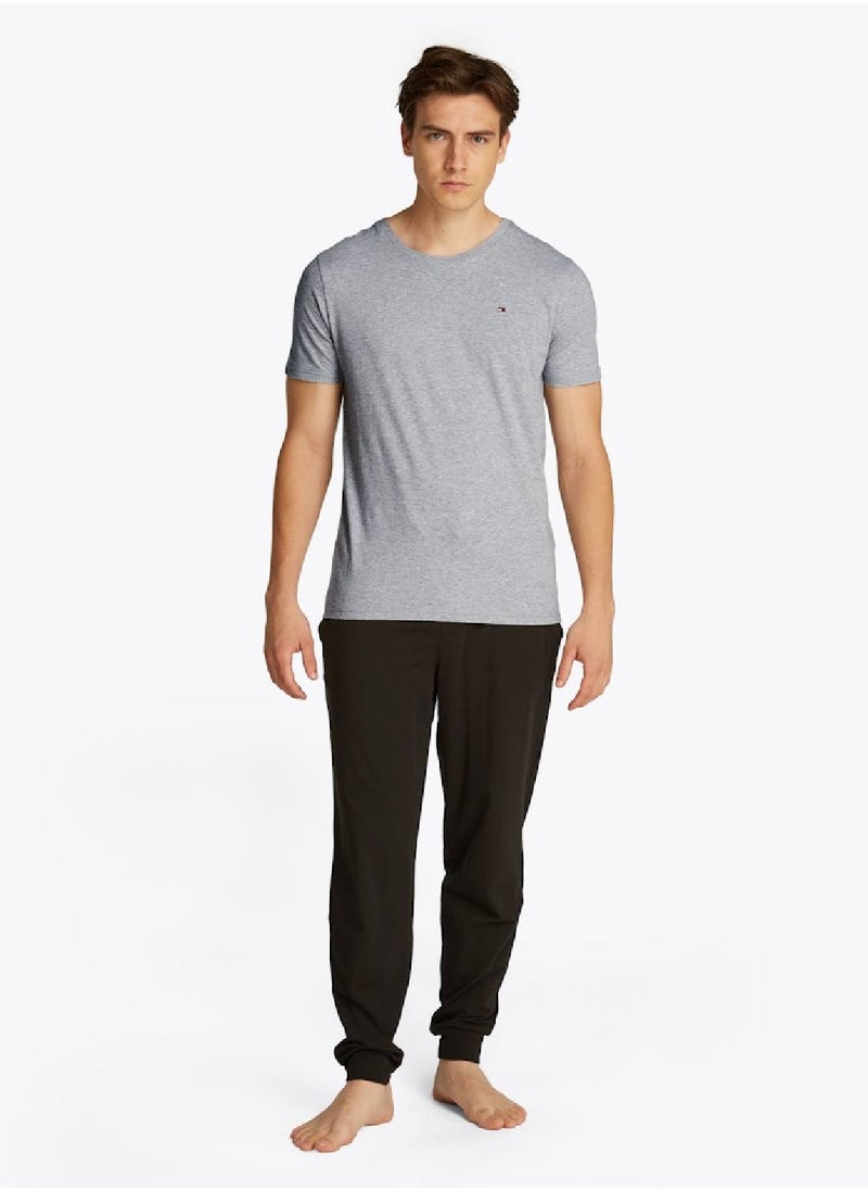 TOMMY HILFIGER Men's 3-Pack Signature Embroidery T-Shirts - Cotton, Multicolour  - Image 5