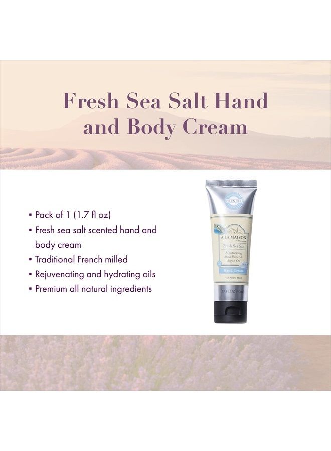 A La Maison Fresh Sea Salt Lotion for Dry Skin - Natural Hand and Body Lotion (1 Pack, 1.7 oz Bottle) - Image 2