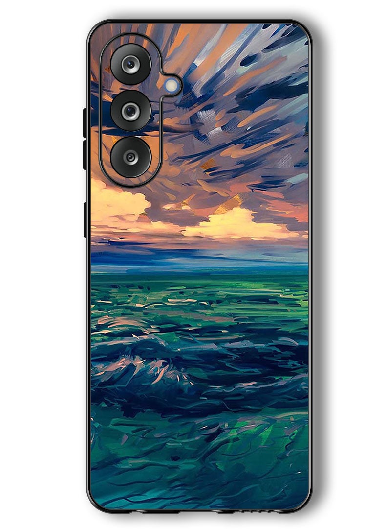 Theodor Case Compatible with Samsung Galaxy F36/ M36 6.7 Inch Protection Shockproof Bumper Cover Landscape - Image 1