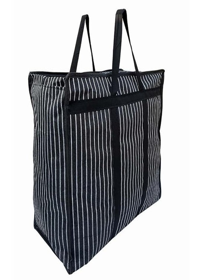 MARQUEONN ® Multipurpose CANVAS Extra_Large Size Underbed Storage Bag For Clothes (Extra-Large, Pack 1) - Image 1