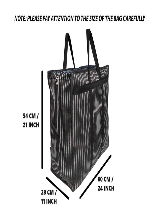 MARQUEONN ® Multipurpose CANVAS Extra_Large Size Underbed Storage Bag For Clothes (Extra-Large, Pack 1) - Image 2