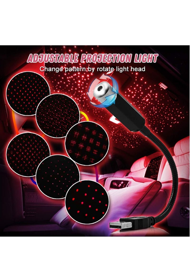 Generic - Car Roof Star Light Project, Jestar Auto Roof Star Projector Lights USB Flexible Ceiling Light Interior Night Light Romantic Galaxy Atmosphere Lights Portable Night Lamp Decorations for Car - Image 1