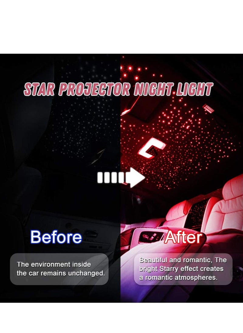 Generic - Car Roof Star Light Project, Jestar Auto Roof Star Projector Lights USB Flexible Ceiling Light Interior Night Light Romantic Galaxy Atmosphere Lights Portable Night Lamp Decorations for Car - Image 1