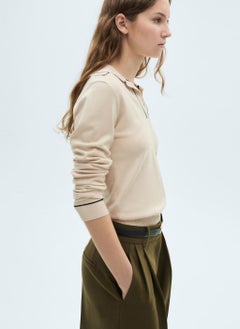 MANGO Jersey With Contrasting Lapels And Trims  - Image 3
