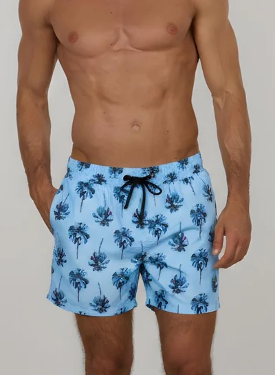 Just Nature Swim Shorts Palms Bubble