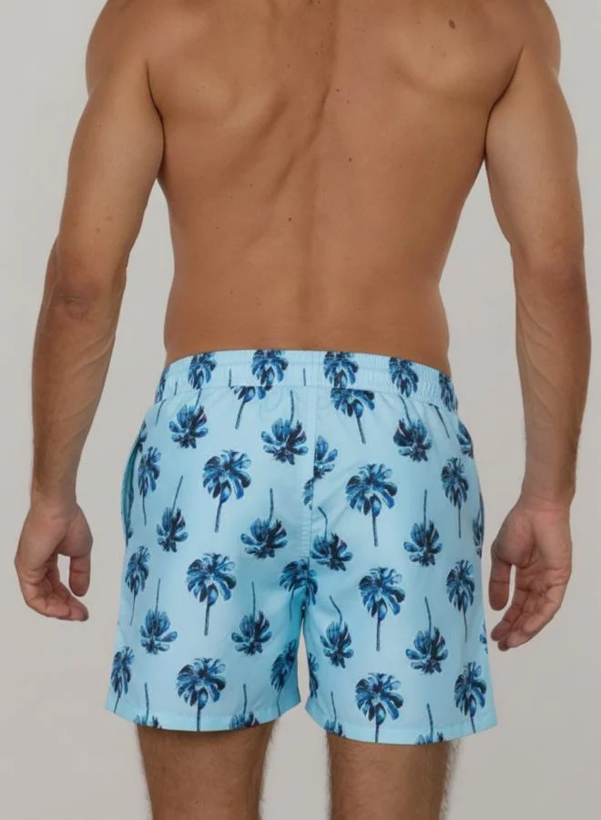 Just Nature Swim Shorts Palms Bubble