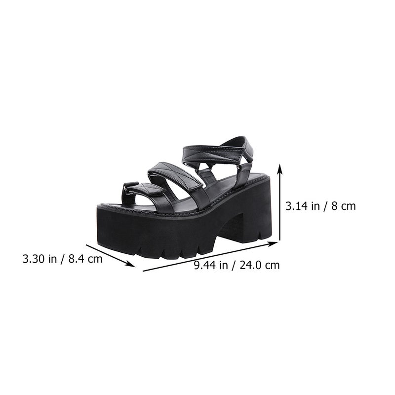 📦 صندل نسائي عصري بكعب مسطح نعل مريح مقاوم للانزلاق تصميم أنيق - Image 3