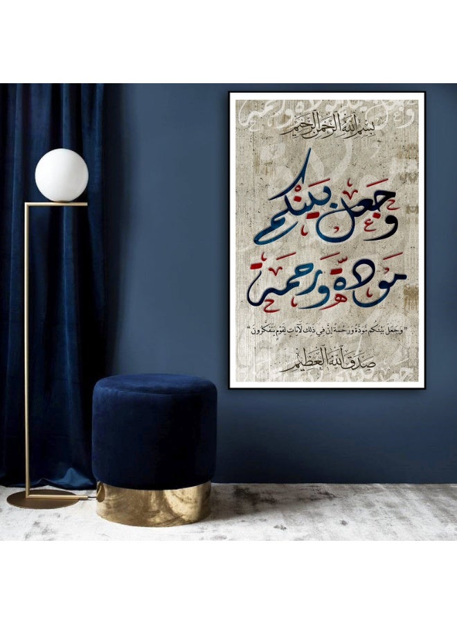 Wall paintings to decorate your home, size 50*70, black frame