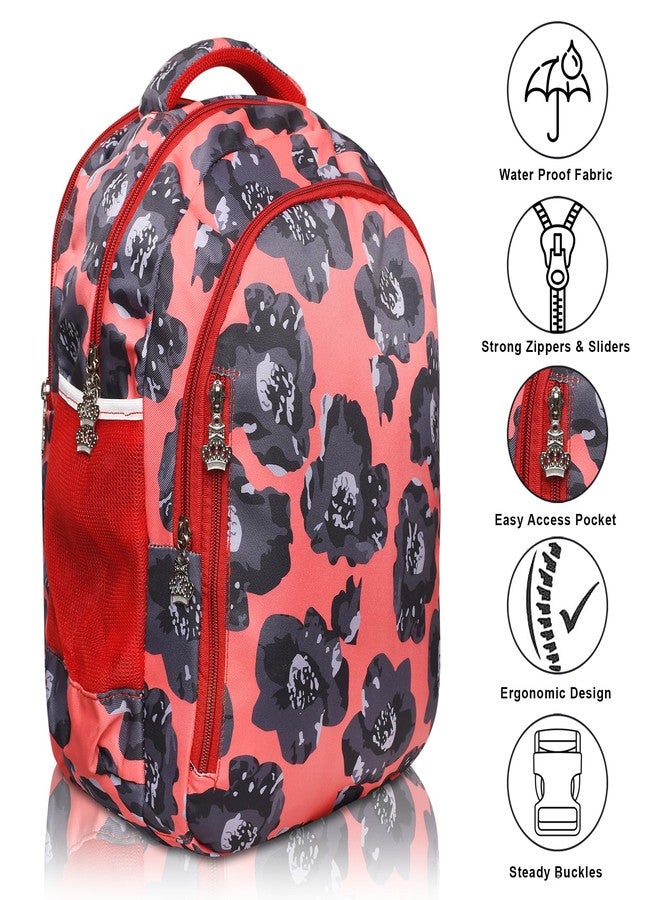 Stylbase 20L School Bag for Girls | Premium Polyester Backpack Bag for Women | 5 Compartments, Lightweight & Water Resistant | Stylish College Bag for Girls Backpack for Travelling - Image 4