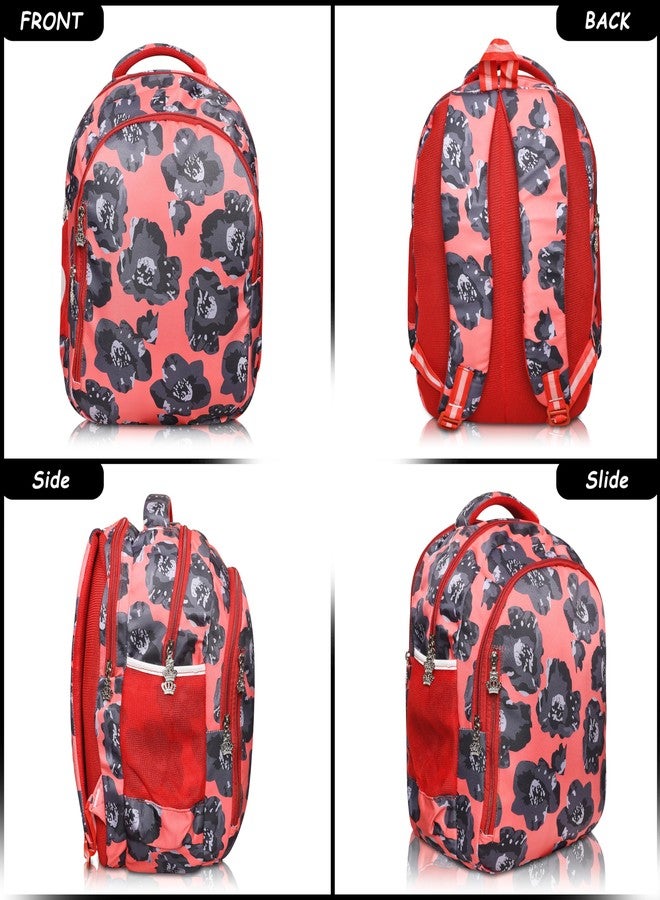 Stylbase 20L School Bag for Girls | Premium Polyester Backpack Bag for Women | 5 Compartments, Lightweight & Water Resistant | Stylish College Bag for Girls Backpack for Travelling - Image 3