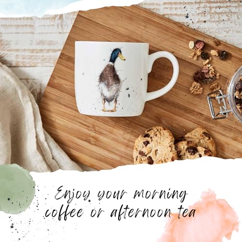 Royal Worcester Wrendale Designs 11oz Mug, Guard Duck - Bone China Tea Cup for Rustic Kitchens, Country-Inspired Cottagecore Drinkware, Dishwasher & Microwave Safe Cup for Daily Use - Image 4