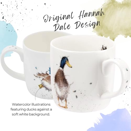 Royal Worcester Wrendale Designs 11oz Mug, Guard Duck - Bone China Tea Cup for Rustic Kitchens, Country-Inspired Cottagecore Drinkware, Dishwasher & Microwave Safe Cup for Daily Use - Image 5