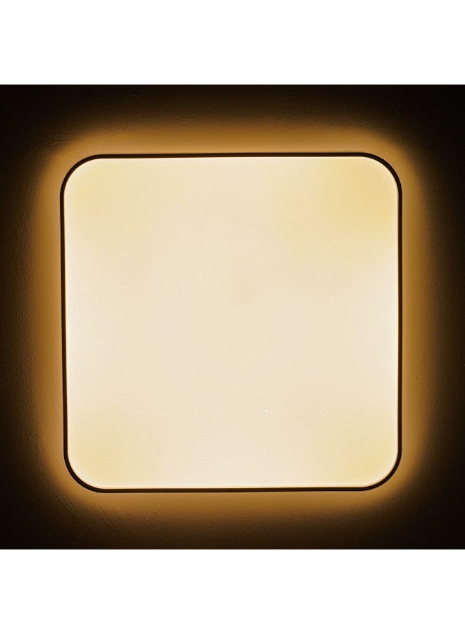 Milano 72W 3-In-1 Dimmable Square LED Ceiling Light With Remote, Modern Indoor Flush Light For Rooms - Image 5