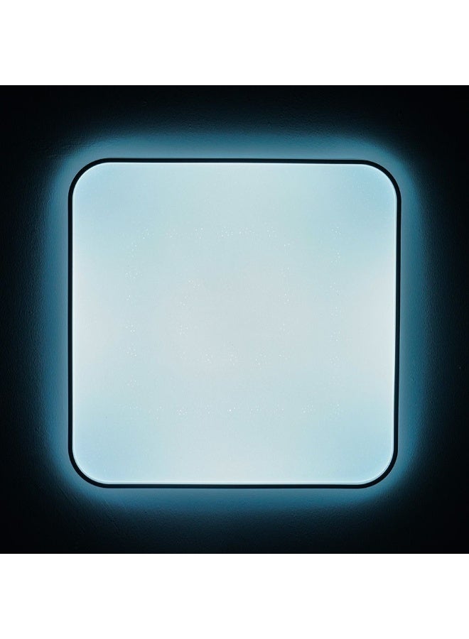 Milano 72W 3-In-1 Dimmable Square LED Ceiling Light With Remote, Modern Indoor Flush Light For Rooms - Image 2