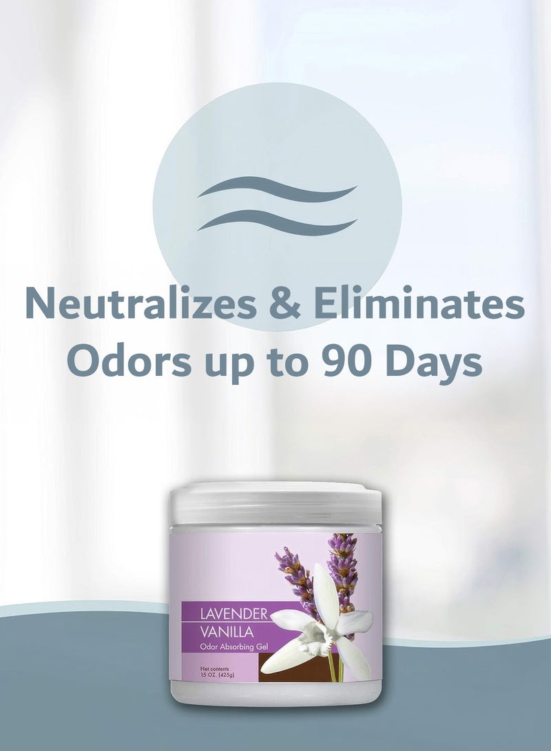 معطر جو بحبيبات هلامية يزيل الروائح الكريهة من الحمامات والمركبات واماكن الحيوانات الأليفة مصنوع من زيوت عطرية برائحة جميلة - Image 2