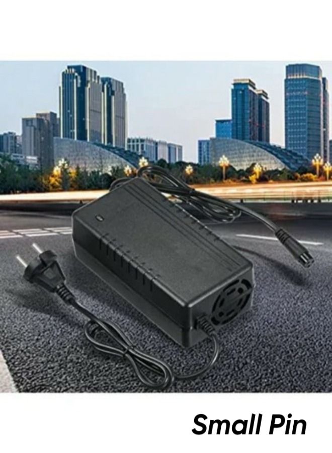 SHOPI 54.6V 2A Electric Scooter Power Charger Li-ion Battery Charger 3-Prong Inline Connector Fast Charging Adapter for Kugoo M4 Electric Scooter - Image 1