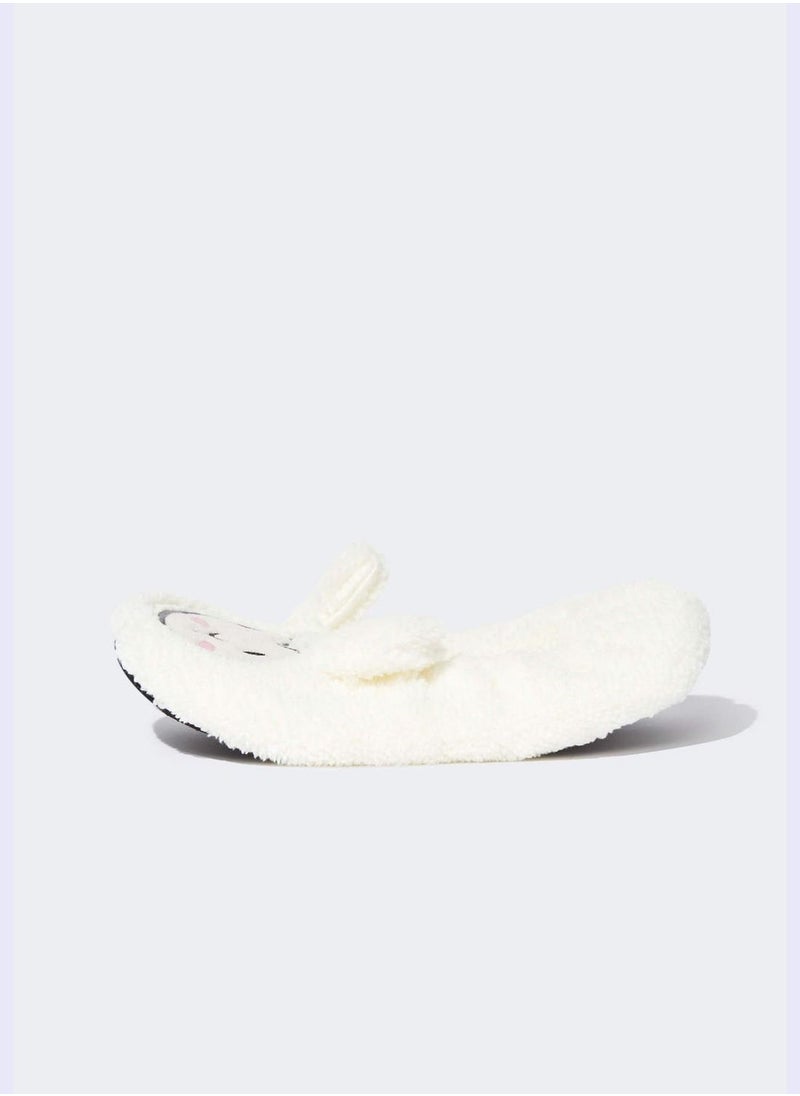 DeFacto - Printed Plush Home Slippers - Image 1