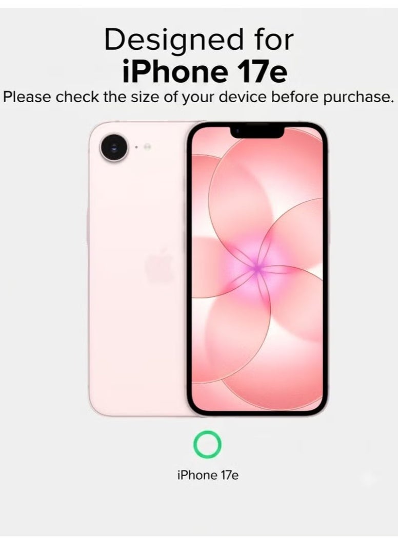 Gulf Trend iPhone 17e Liquid Silicone Case for 6.1 Inch, Soft Protective Cover with Premium Microfiber Lining, Shockproof Anti-Scratch Slim Phone Case, Raised Camera & Screen Edges, Anti-Fingerprint Finish, Flexible Lightweight Design, Comfortable Non-Slip Grip, Precision Cutouts - Image 2