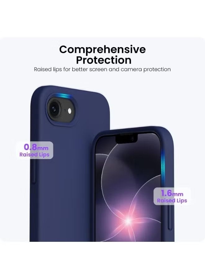 Gulf Trend iPhone 17e Liquid Silicone Case for 6.1 Inch, Soft Protective Cover with Premium Microfiber Lining, Shockproof Anti-Scratch Slim Phone Case, Raised Camera & Screen Edges, Anti-Fingerprint Finish, Flexible Lightweight Design, Comfortable Non-Slip Grip, Precision Cutouts - Image 3
