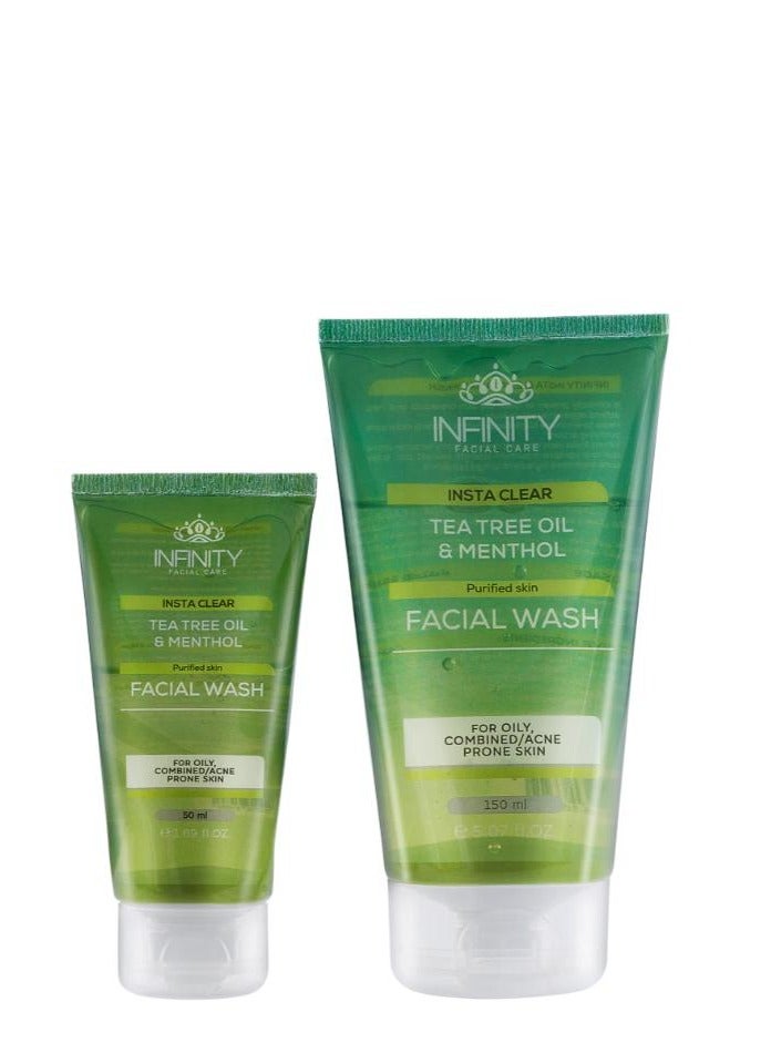 إينفينيتي غسول الوجه إنستا كلير 150+50مل - Image 1