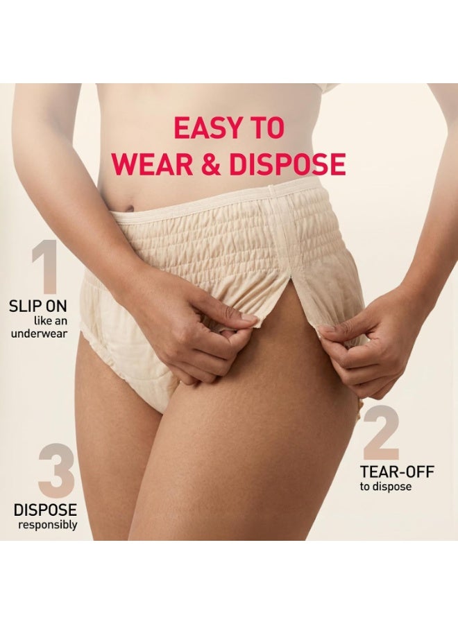 Sirona Disposable Period Panty for Girls & Women | L-XL | Pack of 5 | 360° Coverage for Stress Free Periods | Leakage Protection for Heavy Flow | Rash Free | Super Absorbent with Comfortable Fit - Image 4