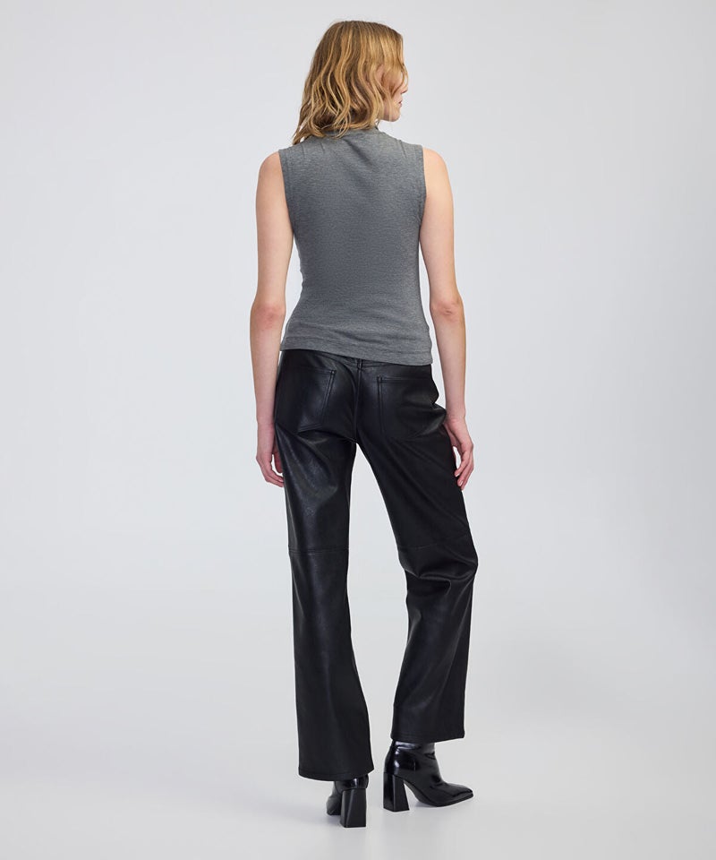 Ipekyol High-Neck Basic T-Shirt - Image 4