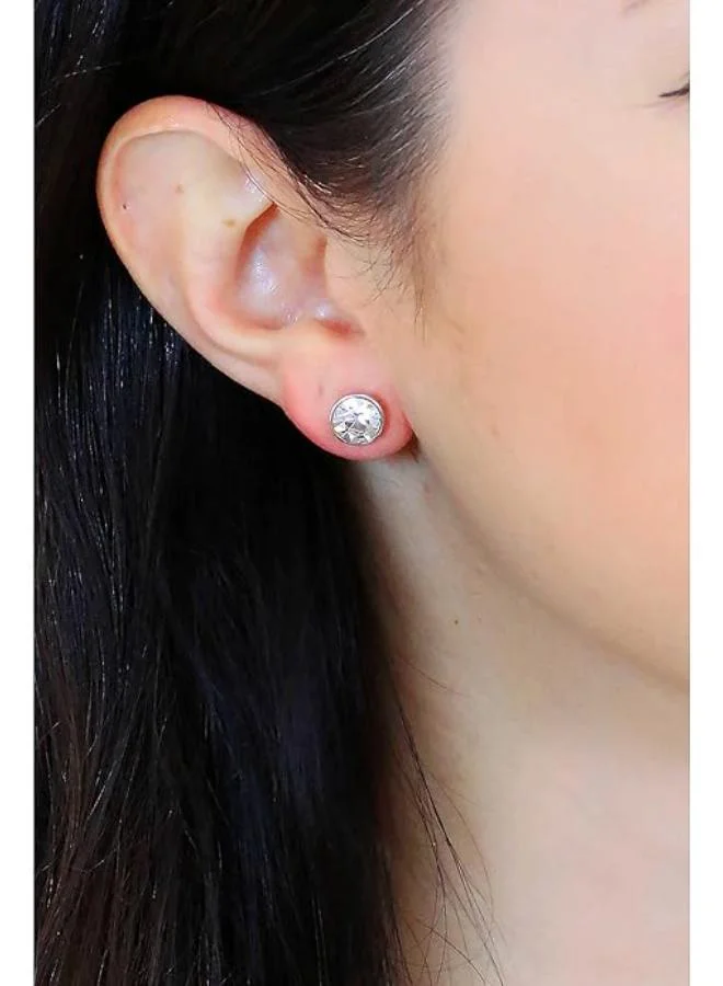 GUESS 8MM SOLITAIRE CLEAR